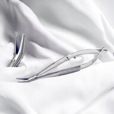 안과 속눈썹용 시리아 포셉 스프링 핀셋 11CM (OP-3250) 병원핀셋 의료용가위집게 의료용집게 핀셋포셉, 1개