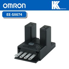 OMRON 오므론 EE-SX674R 말굽형 커넥터 타입 밀착설치형 센서 PNP 출력, 1개 - ee-sx674