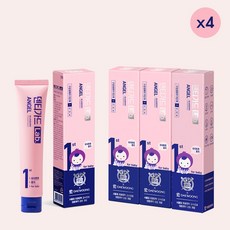 [대웅제약] 덴티가드랩 엔젤 아기 불소 치약 4개(80g*4)