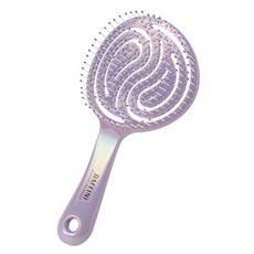 코린 펀칭 안마빗 두부 경락 공기매트 에어백빗 여성 전용 장발 볼륨 스타일링 갈비빗, 연함 무궁화 쉐이크케이스 얼음