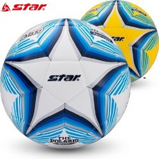 SB234 축구공 더 폴라리스 2000 스타스포츠 접착구 하이브리드, 화이트-4호, 1개
