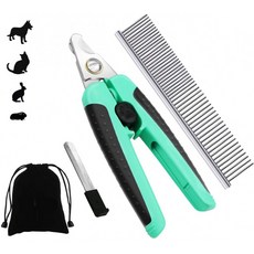 VONLUXE Dog &amp; Cat Pets Nail Clipper and Trimmer - 과절단 토우 Free Nail File &amp; Stainless 스틸 콤비 - 대형 및, 단일옵션