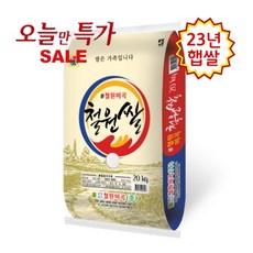 DMZ 철원쌀 백미 2023년산 햅쌀 20kg쌀 (최근도정 순차배송 박스포장), 1개