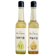 더클래식 파기름 500ml + 마늘기름 500ml, 2병 1세트