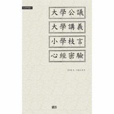 대학공의 대학강의 소학지언 심경밀험