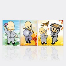 동자승보석십자수