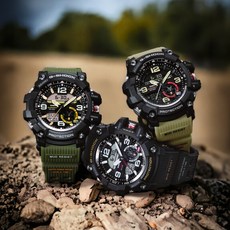지샥 군인 머드마스터 디지털나침반 등산 전자시계 3종