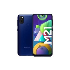 Samsung Galaxy M21 Smartphone (6.4-Inch / 16.21 cm) 64 GB Internal Memory 4 GB RAM Android (German, Blue