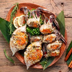 프레시피크닉 연평도 암꽃게장 알베기 1kg 1.5kg 2.2kg, 알배기 소 5미 2.2kg, 4개