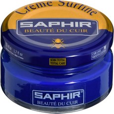 [독일내수] 사피르 Saphir 슈크림 비즈왁스 50ml Ozeanblau 슈케어 코도반 케어 구두약, 1개, 기본 - 코도반구두