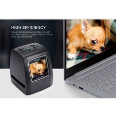 [해외] 14MP 135MM 필름 카메라SD 카드 필름 스캔 사진 스캐너 네거티브 필름 슬라이드 뷰어 스캐너 USB MSDC 필름 변환기 018, BLACK Fuselage