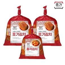 종가집 종가 포기김치 8kg(4kg+4kg) + 총각김치 2.5kg