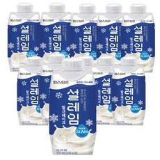 설레임 밀크쉐이크우유 팩우유음료 250ml, 12개