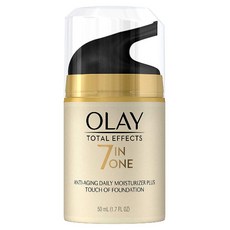 Olay 올레이 토탈 이펙트 데일리 모이스처 라이저 터치 오브 파운데이션 CC 크림 50 ml, 50ml