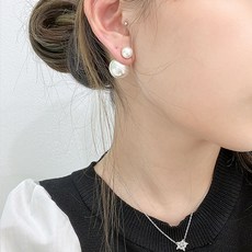눈사람진주귀걸이