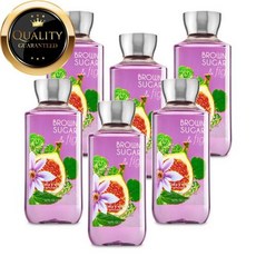 배쓰앤바디웍스 시그니처 컬렉션 브라운 슈가 & FIG 샤워 겔 바디 워시 295ml, 수량: 6　　　　　(상품코드546p)