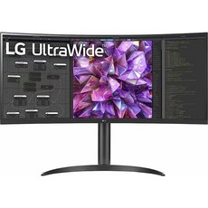 LG 34WQ75C-B 34인치 커브드 울트라와이드 QHD IPS HDR 10 내장 KVM 모니터