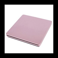 외장 DVD 드라이브 USB 2.0 휴대용 CD +/-RW 버너 노트북 맥북 프로 에어 윈도우 7 8 10 핑크, 1개