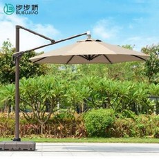 파라솔 야외 카페 펜션 캠핑 아늑한 야외정원 파라솔 프리미엄 로마산 야외 대솔 스퀘어 야외 야외우산, 09 원형 3M 잉크 그린 베젤