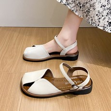 Modern Fashion 여성 고급감 발편한 스트랩 플랫 샌들 X79