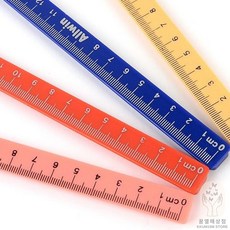 꿈열매 2P 컬러 자석자 19CM 29CM 화이트보드자석