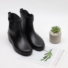 남성 숏 장화 레인부츠