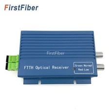 [해외] GPON FTTH 광 수신기 (WDMMICRO WDM 광 노드 포함) SC APC 듀플렉스 커넥터 (PON FTTH OR20 CATV 용 2 출력 WDM 포함), 상세내용표시