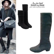 스웨이드롱부츠