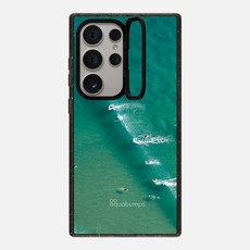 케이스티파이 CASETiFY 갤럭시 S24 울트라 임팩트 링 스탠드 케이스 Wave Break by Aquabumps Black