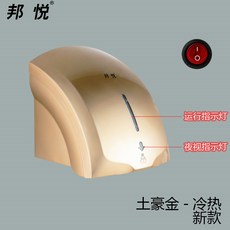 핸드드라이어 전자동 반응 호텔 화장실 핸드드라이기 냉온수 가정용 손건조기, T13-뉴타입 골드 냉온(듀얼 지시등)