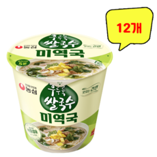 후루룩 쌀국수 미역국, 74g, 12개