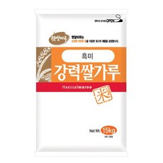 햇쌀마루 [햇쌀마루]흑미 강력 쌀가루 15kg, 1