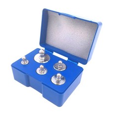 전자저울 정밀저울 5Pcs 정밀 교정 분동 세트 미니 정밀 디지털 체중계 50g 2x20g 10g 5g 그램 미니 계량 저울 무게 저울 미니저울