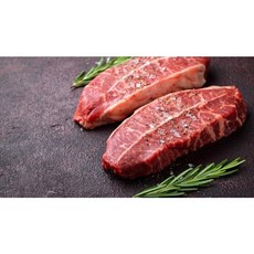 캐나다산 소 부채살 헬스식단 구이용 큐브스테이크 스테이크 비리아 1kg, 세절안함(덩어리), 1개