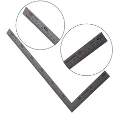디지털 전자각도기 슬라이딩 스테인레스 스틸 15x30cm 90 도 각도 메트릭 시도 마이터, 1개
