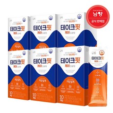 남양 테이크핏 케어 발효유청 단백질 저당 프로틴 스틱 19g 60포