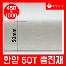 50T 450x1000 충진재 친환경 폴리에스터 흡음제 방음제 셀프방음, 24k 비방염 450×1000