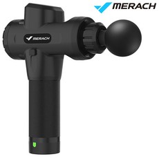 머스클 마사지건 MERACH MR1527 부스터건 안마기, 프로형 블랙