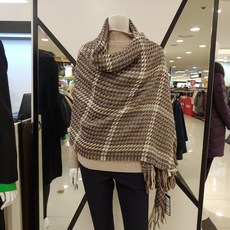 아르테 [최종가] 멋스럽고 세련된 굵은 체크 빅숄