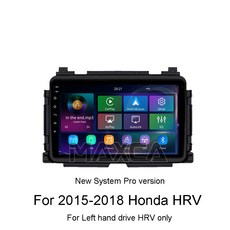 MAXCA 무선 카플레이 HRV 안 이드 자동 라디오 혼다 HR V 베젤 멀티미디어 비디오 플레이어 9 2, Pro version, 1개