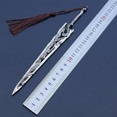 고대 한왕조 검 합금 무기 펜던트 모델 역할 에 사용 가능 22cm, with holder 1, 1개