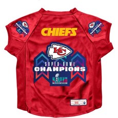 리틀어스 NFL 캔자스시티 치프스 슈퍼볼 LVII 챔피언 스트레치 펫 저지 빅, 리틀어스 NFL 캔자스시티 치프스 슈퍼볼 LVII 챔피, 1개
