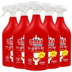 홈스타 뿌리는 곰팡이싹 900ml / 풍성한 락스 거품 곰팡이 악취 강력제거, 5개