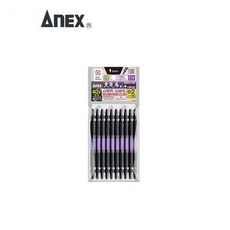 아넥스 강력 슬림 토션 비트 10PCS ABRS-14M, 10개