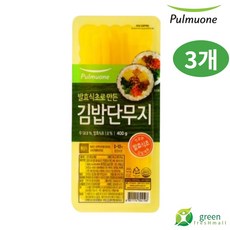 풀무원 김밥단무지 400g, 3개