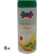 리얼 그레이티드 파마산치즈, 85g, 6개