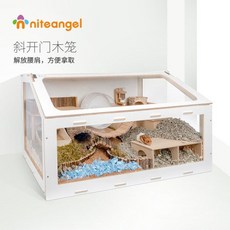 니테엔젤 햄스터단일케이지 에이트 크로스도어 햄스터 금사곰 통심분 조경대별장 관람, 중간사이즈