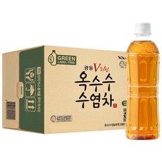 광동옥수수수염차 그린 무라벨, 500ml, 20개 490ml, 20개
