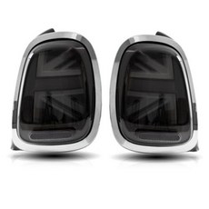 BMW 미니 쿠퍼 F55 F56 F57 용 자동차 LED 후미등 2014-2019 LCI 유니온 잭 스타일링 미등 어셈블리, 4) 2pcs Taillights