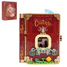Oichy 3-in-1 Fairytale Book (Red1) 동화 책 블록 장난감 블록 세트 교육 장난감 조립